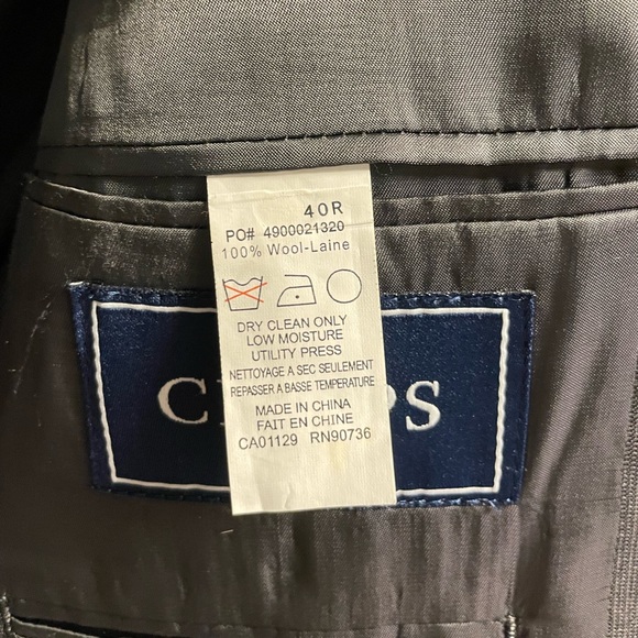 Men’s Chaps suit 40R, pants 34R - Picture 1 of 4